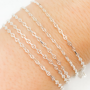 Buy Now Sterling Silver Oval & Mariner Link Chain